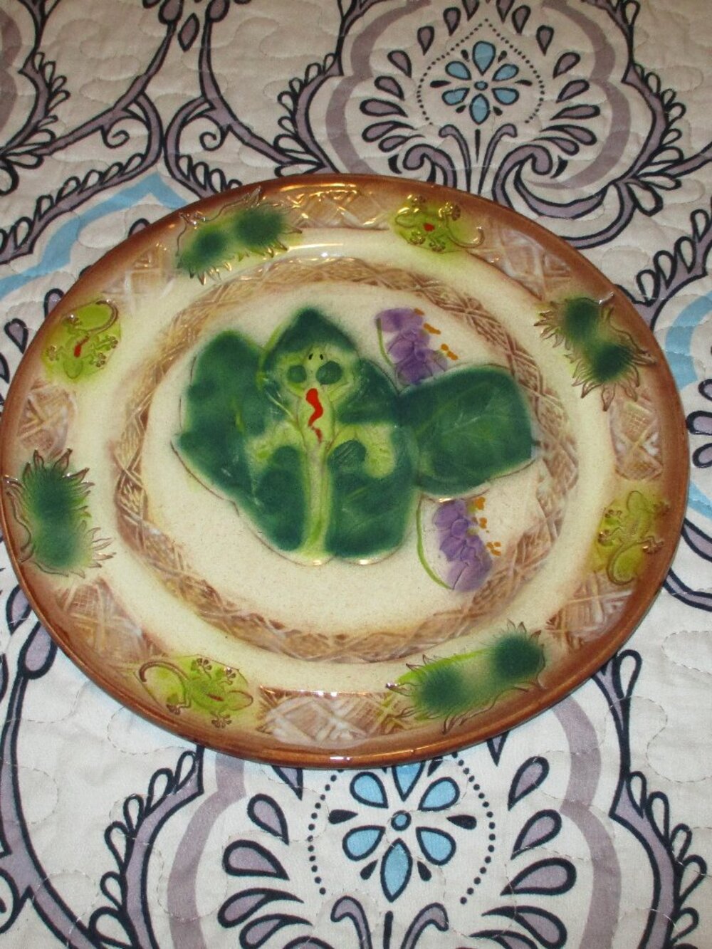 VTG Kani of Hawaii Handmade Pottery Lizard/Iguana/Gecko Tropical